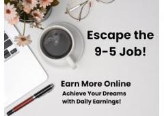 Tired of the daily grind? Amazing opportunity to work from home making daily pay with no experience